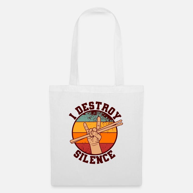 drummer - Tote Bag - white