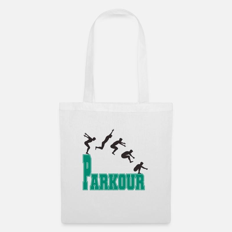 Parkour - Stoffbeutel - Weiß