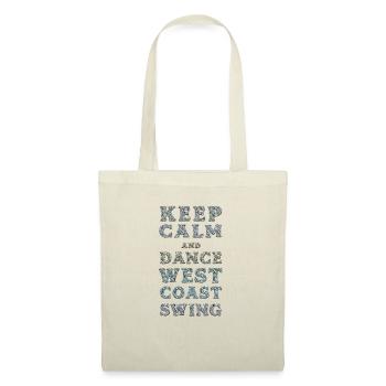 West Coast Swing Dance Geschenk WCS - Stoffbeutel - Natur - Vorne