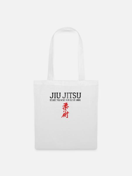 Jiu Jitsu - Stoffbeutel - Weiß