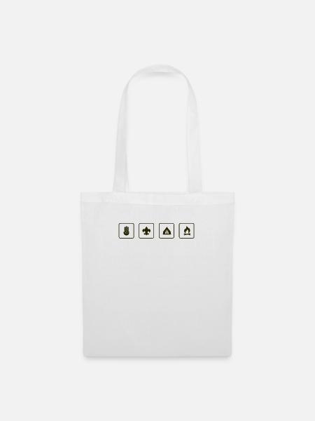 scout - Sac en tissu - blanc