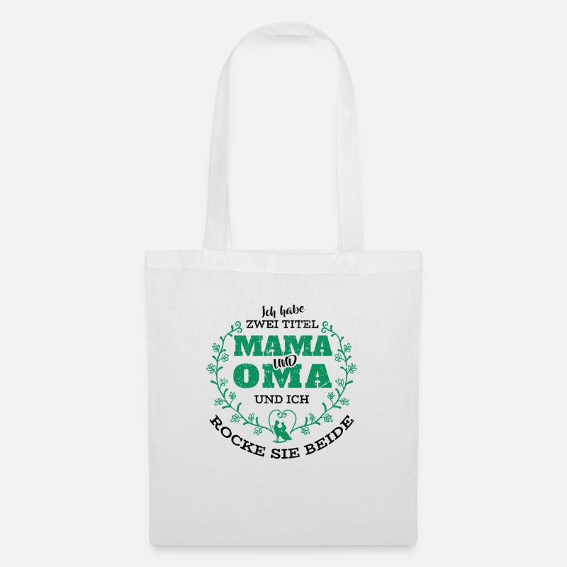 Mama Und Oma - Stoffbeutel - Weiß