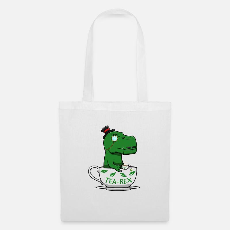 T-rex - Stoffbeutel - Weiß