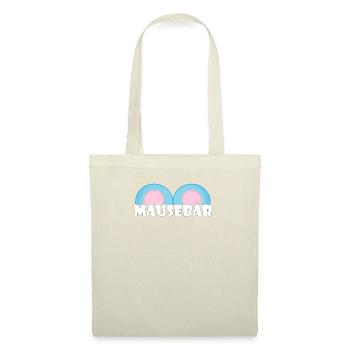 Kosename Mausebär Geschenkidee - Stoffbeutel - Natur - Vorne