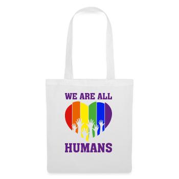 Christopher Streed Day We are ALL HUMANS Gift - Tote Bag - white - Front