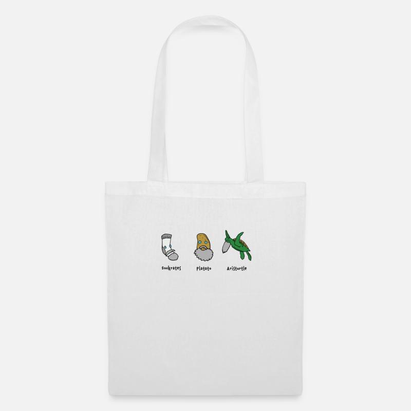 Socrates Aristotle Plato - Tote Bag - white