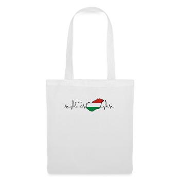 Hungary Heartbeat - Tote Bag - white - Front