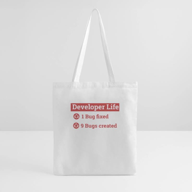 « Developer life » | Programmeur, programmeur Sac en tissu