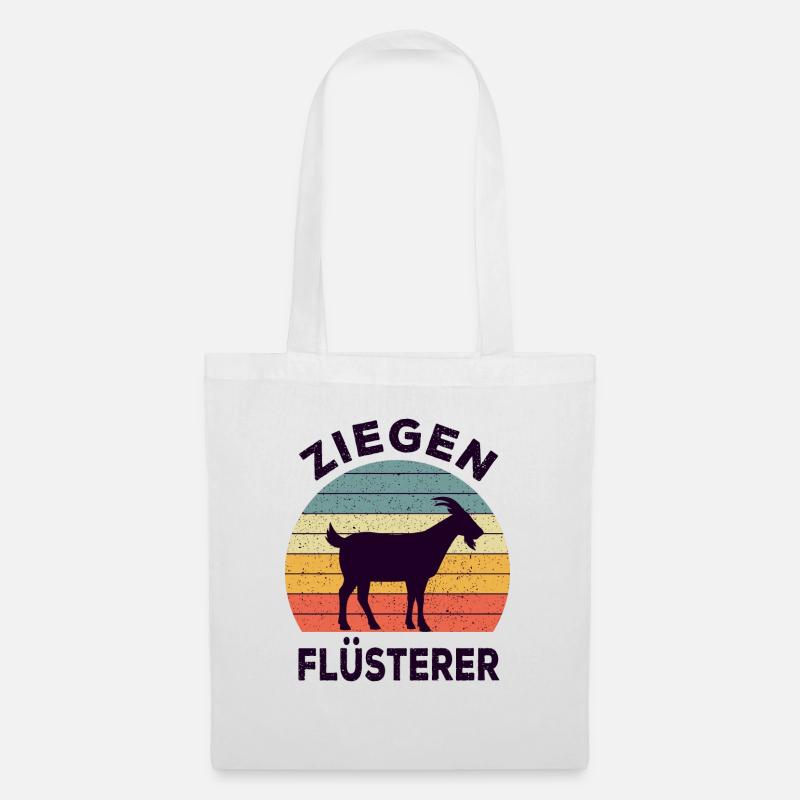 Ziegen Flüsterer - Stoffbeutel - Weiß