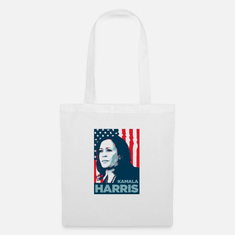 Kamala Harris - Stoffbeutel - Weiß