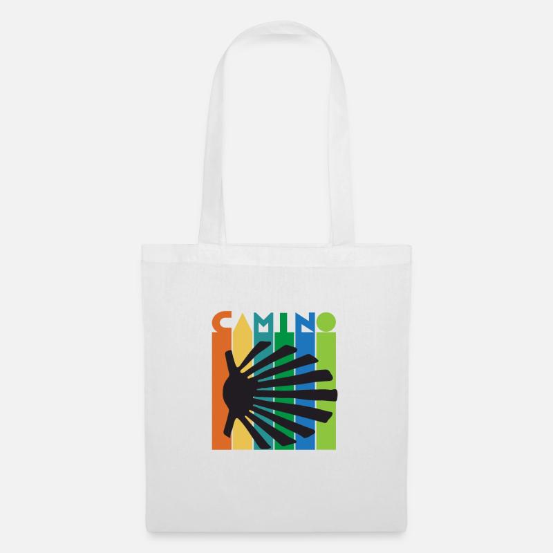 Chemin de Saint-Jacques - Sac en tissu - blanc
