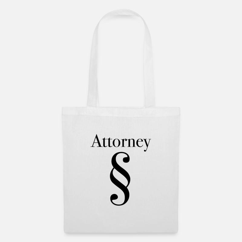 Attorney - Stoffbeutel - Weiß