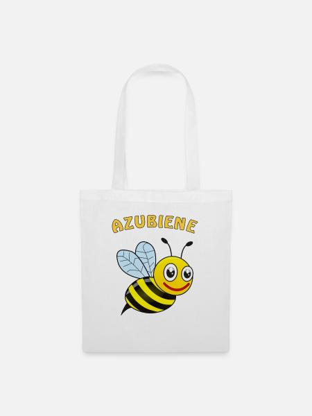 BIENE AZUBIENE - Stoffbeutel - Weiß