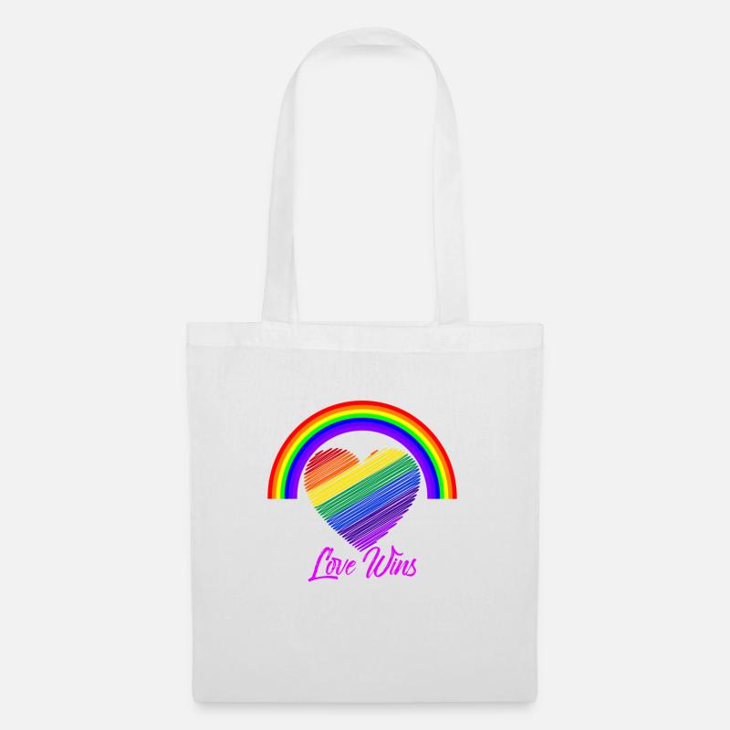 Pride Pride Pride, Designs des Monats - Stoffbeutel - Weiß