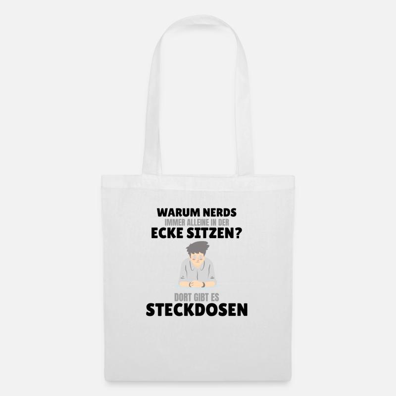 Nerds Nerd Programmierer Informatiker Computer - Stoffbeutel - Weiß