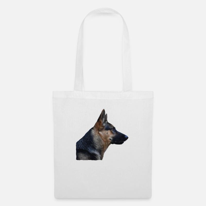 Schäferhund Shepherd Deutscher Schäferhund Hunde - Stoffbeutel - Weiß