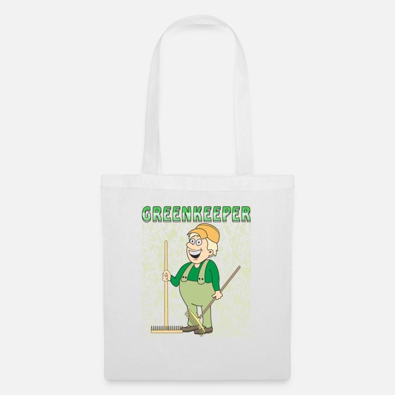 MENSCH COMIC GREENKEEPER - Stoffbeutel - Weiß
