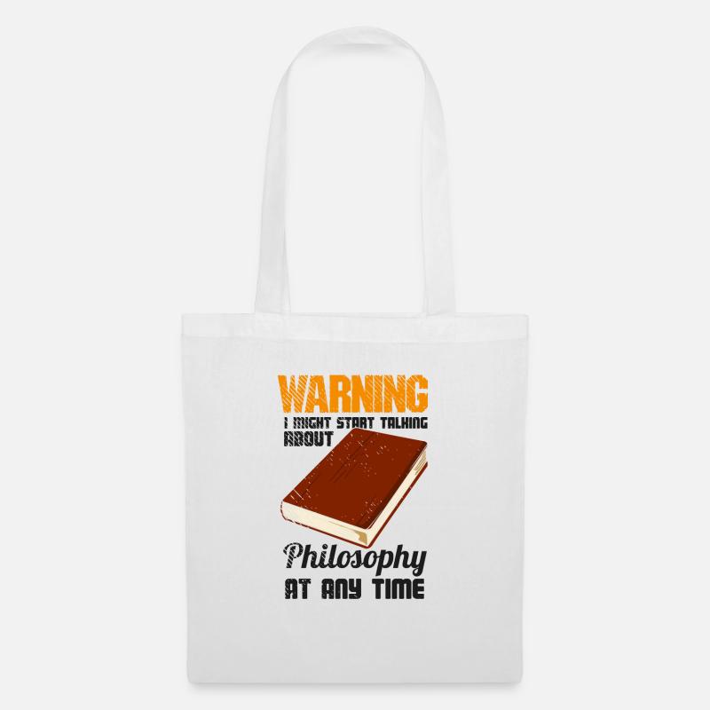 Philosophie Denker Freidenker Philosophen - Stoffbeutel - Weiß