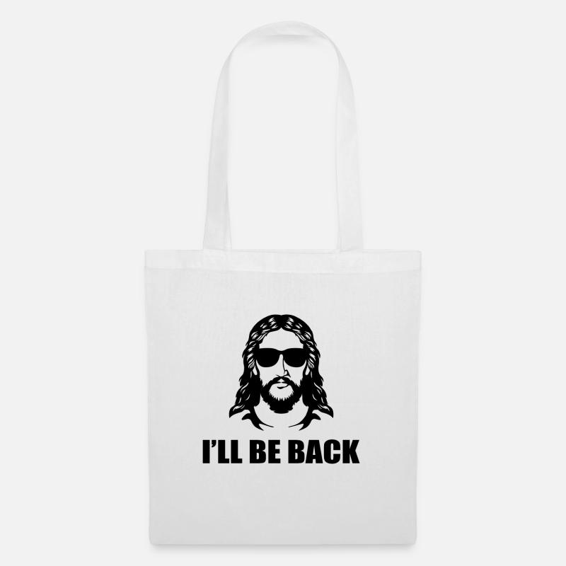 I'LL BE BACK - Stoffbeutel - Weiß