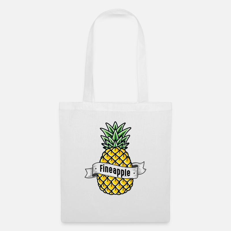 Annanas Fineapple Fun - Stoffbeutel - Weiß