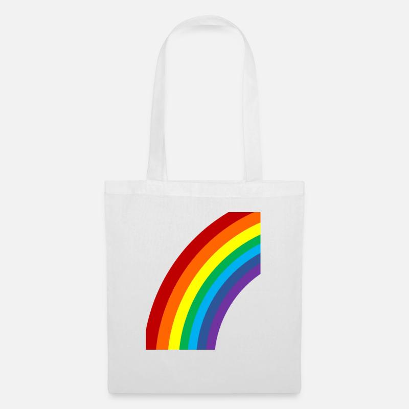Regenbogen Lgbt - Stoffbeutel - Weiß