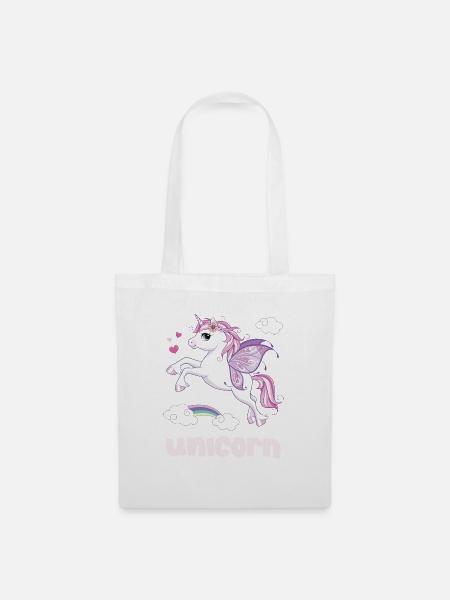 Einhorn Unicorns Magical time Ich will ein Einhorn - Stoffbeutel - Weiß