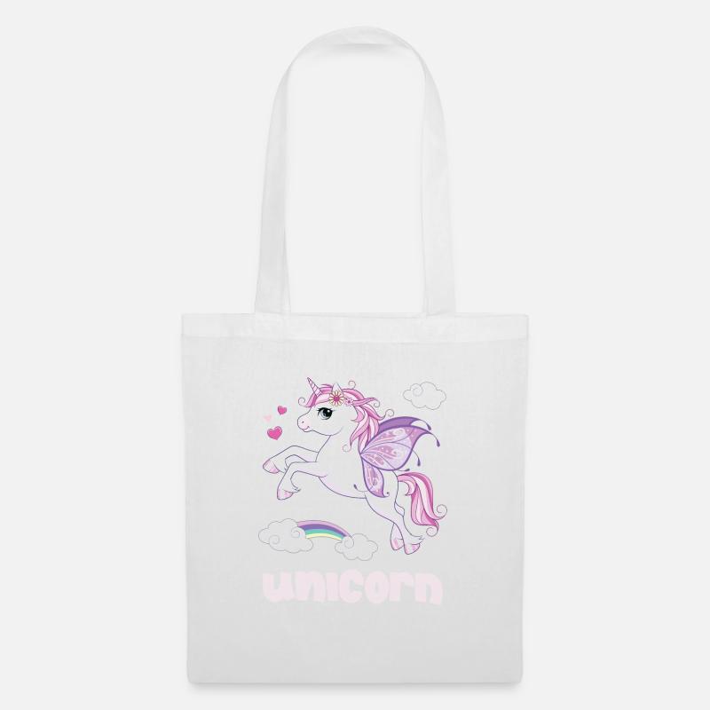 Einhorn Unicorns Magical time Ich will ein Einhorn - Stoffbeutel - Weiß