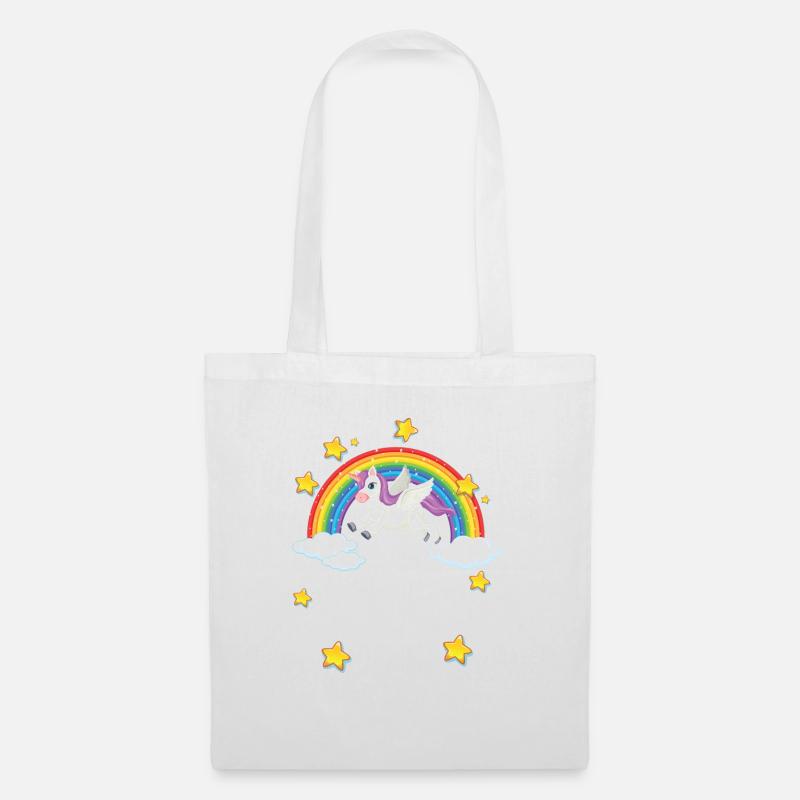 Einhorn Unicorns Magical time Ich will ein Einhorn - Stoffbeutel - Weiß