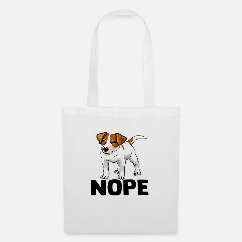 Jack Russell Russel - Stoffbeutel - Weiß