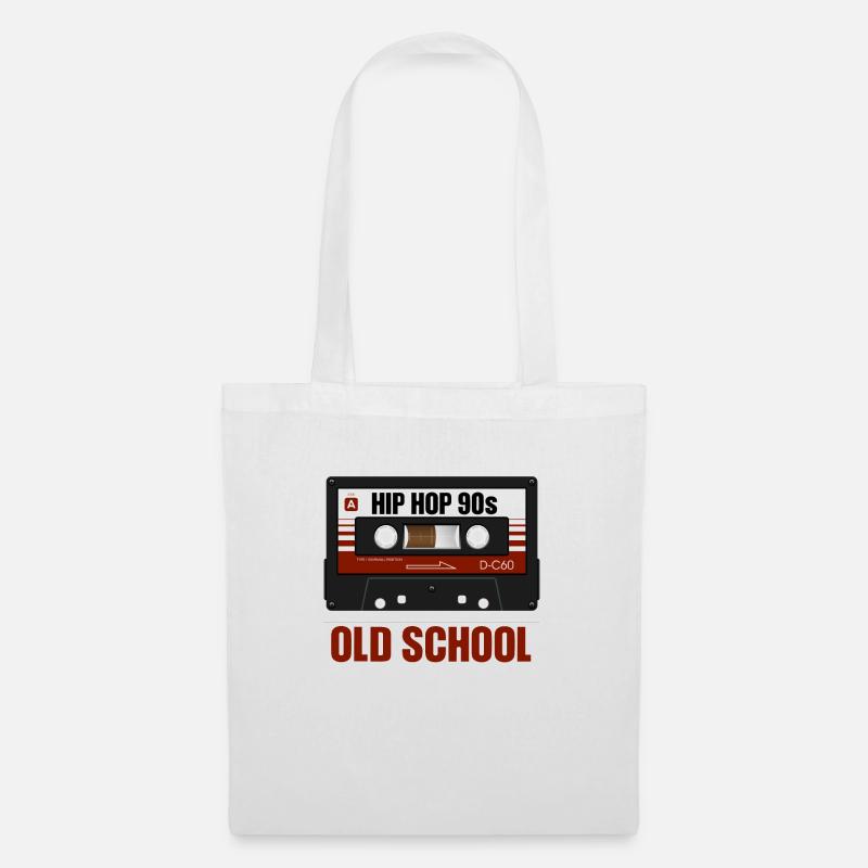 Hip Hop Deutschrap Rap Rapper Old School - Stoffbeutel - Weiß