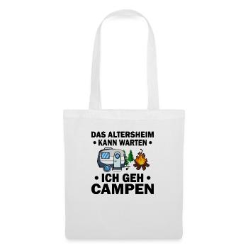 Camper und Rentner - Stoffbeutel - Weiß - Vorne