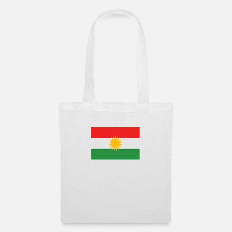 Kurde Kurdistan Biji Kurdistan - Stoffbeutel - Weiß