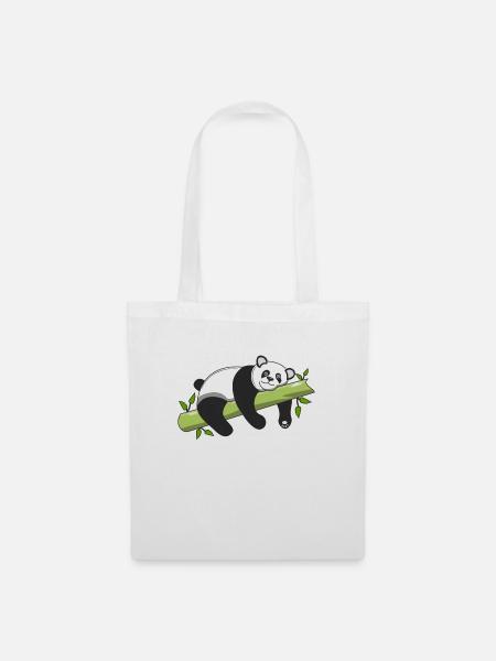 PANDA BÄR - Stoffbeutel - Weiß