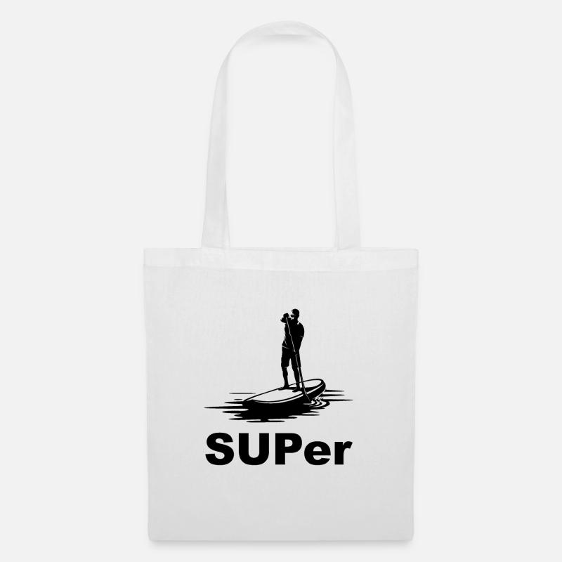 SUP STAND UP PADDLING - Stoffbeutel - Weiß