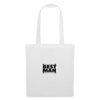 Meilleur homme - Sac en tissu - blanc - Devant