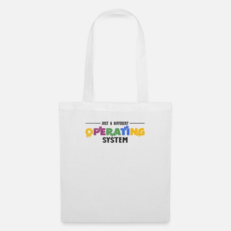Neurodiversité Autisme Conscience Autiste - Sac en tissu - blanc