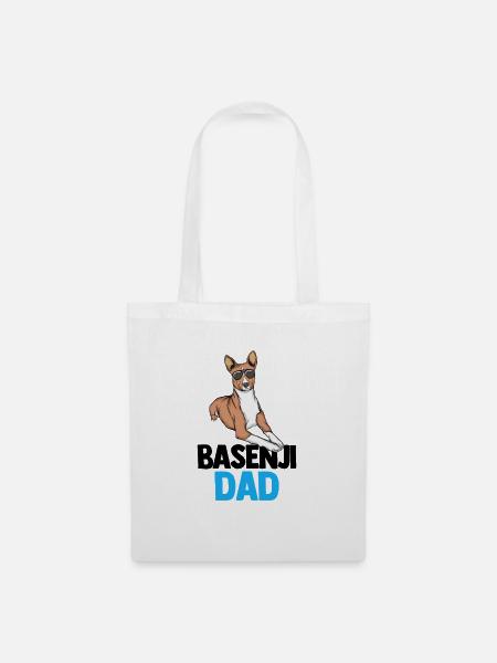 Basenji - Stoffbeutel - Weiß