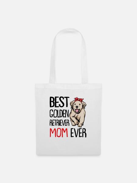 Golden Retriever - Stoffbeutel - Weiß