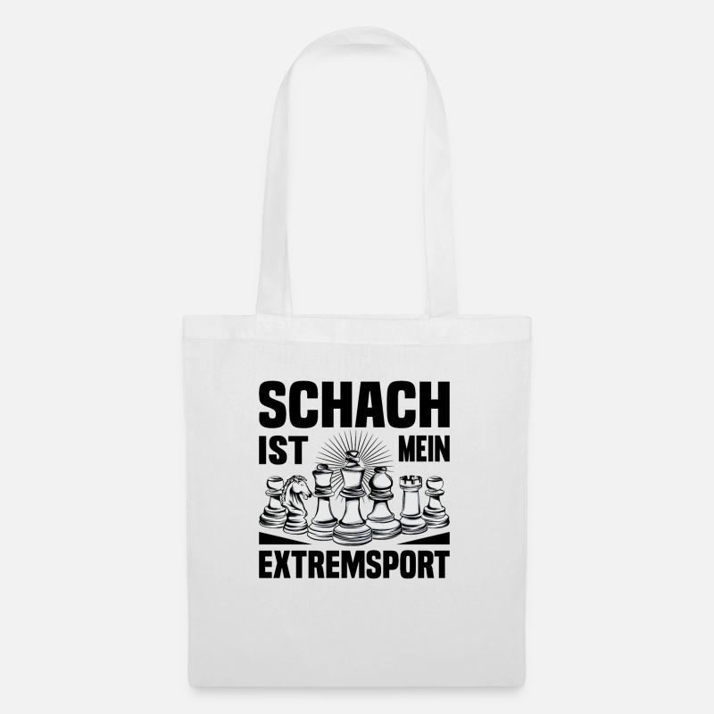 Schach - Stoffbeutel - Weiß