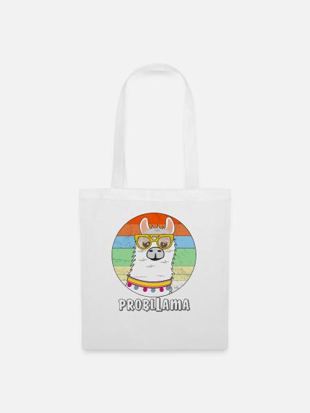 LAMA PROBLLAMA - Stoffbeutel - Weiß