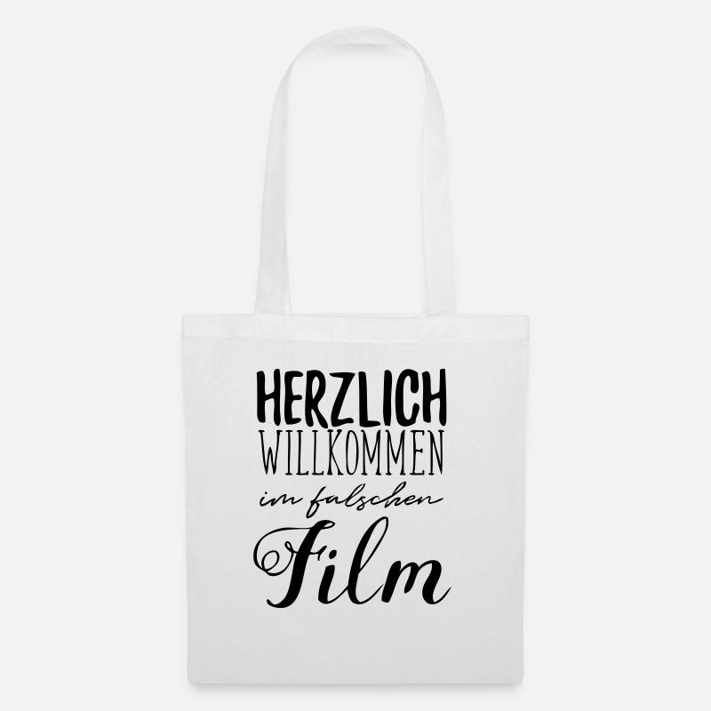falscher Film - Stoffbeutel - Weiß