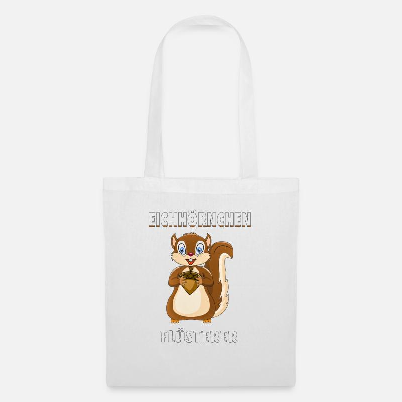 EICHHÖRNCHEN FLÜSTERER - Stoffbeutel - Weiß
