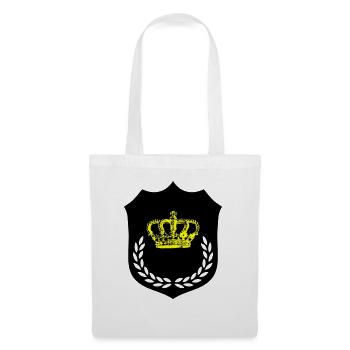 wappen krone 02 - Stoffbeutel - Weiß - Vorne