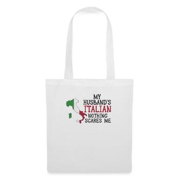 Femme Italie Italien Italien Italien - Sac en tissu - blanc - Devant