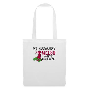 Femme Pays de Galles Mariée Galloise - Sac en tissu - blanc - Devant