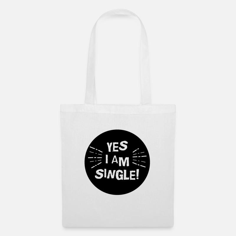 Single - Tote Bag - white