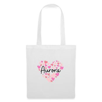 Ich liebe Aurora - Stoffbeutel - Weiß - Vorne