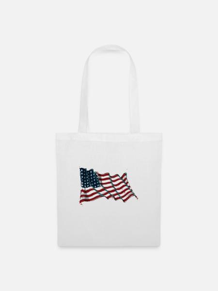 USA - Stoffbeutel - Weiß