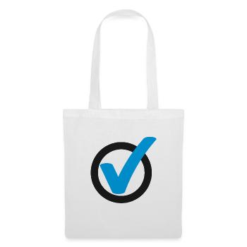 Tick Check mark sign - Tote Bag - white - Front