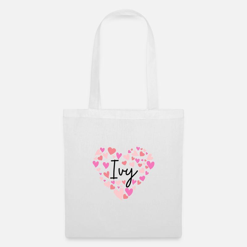 Ich liebe Ivy - Stoffbeutel - Weiß